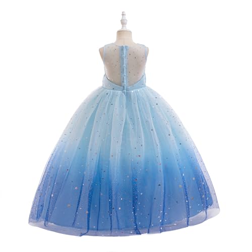 Flower Girls Tulle Dress Bridesmaid Sparkle Wedding Pageant Dresses Princess Birthday Party - Image 5