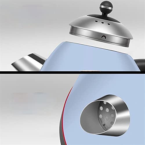 GYQYYGZ Hervidor eléctrico 1.7L Hervidor eléctrico con medidor de Temperatura del Agua Caldera de té de té de té Pot… - Imagen 4