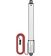 Justech 12V Mini Linear Actuator 6.6LBS/3N-4inch/100mm 30mm/s Electric Micro Linear Motion Actuat...