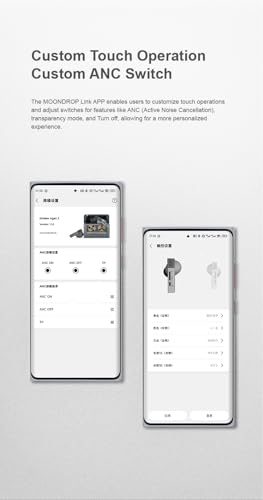 Image of Moondrop Golden Ages 2 MD-TWS-039 TWS Earphone ANC Bluetooth 6.0 LDAC VDSF Adjustable Output Gain Gaming Headphones