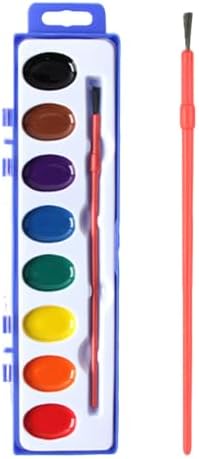 1 Pack Watercolor Paint Set Bulk,8 Colors Washable Water Color Paint | Back to School Art Supplies - 2