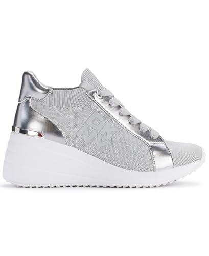 Image of DKNY Women's Kasia Everyday Lace Up Wedge Sneaker