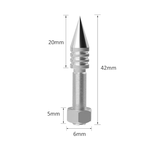 Image of Monosaudio Speaker Spikes, 4 pcs HiFi Speaker Anti-Vibration Spikes (Without Spike Pad), Isolation Spikes Stand Foot for Speaker, Subwoofer, Amplifier, CD DVD Player(M6)