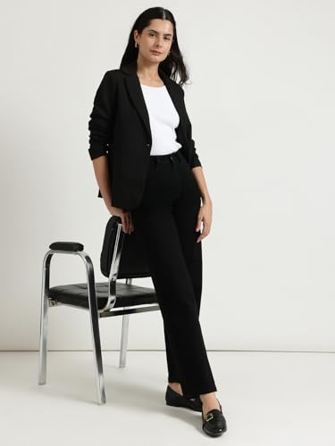 Image of FableStreet Women's Mid Waist Jeans |Wide Leg Jean - Perfect for Travel, Party & Everyday Use