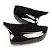 ABS Mirror Cover,Replacement Rearview Side Mirror Cover,Fit for BMW 3 Series G20 G21 4 Series G22 G23 G26 5 Series G30 G31 7 Series G11 G12 8 Series G14 G15 G16 Gloss Black 2Pcs/Set