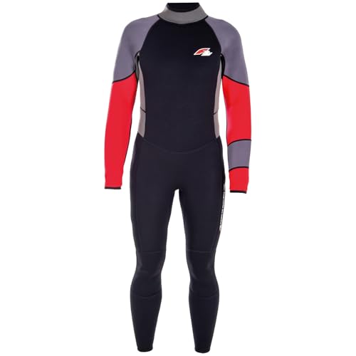 F2 Herren Neopren Anzug Rebel - Full Suit 4/3 mm L Rot 2024/25