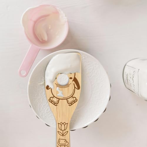 Utensilios de cocina de bambú animados para cocinar recetas divertidas en familia 7