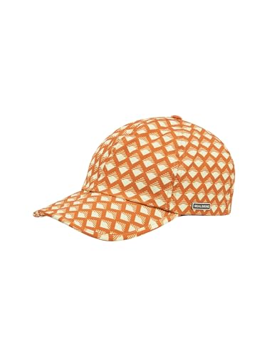 SEALSKINZ | Longham | Unisex Waterproof Foldable Peak Printed Cap Hat | Adjustable Fit | Summer & Outdoor | UV Protection SPF 40+ | Waterproof & Wearable Orange