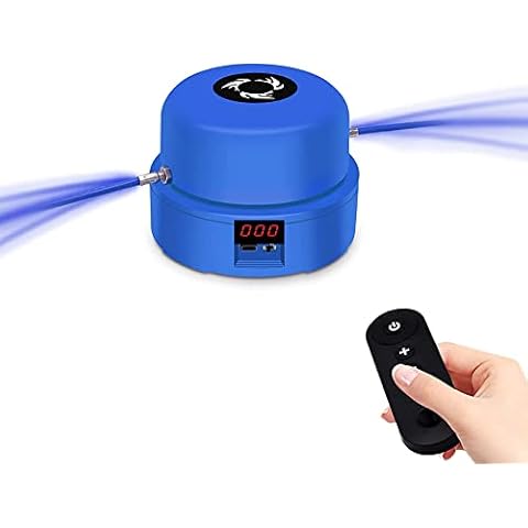 Smart Rope Skipping Machine, Innovation Jump Rope Machine, Jump Workout Entertaining Interaction Machine,10 Levels Skipping Rope with Remote Control, Gift for Family, Office, Gym, Party (Blue) Cover