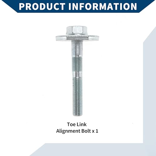 Hihaha Keilnachstellbolzen Nr. 4819030060 für Lexus GS400 1998-2005/GS430/IS300 2001-2005 für TOYOTA Crow 1999 Unterlegscheibenbolzen Metall 1 Stück Silberton