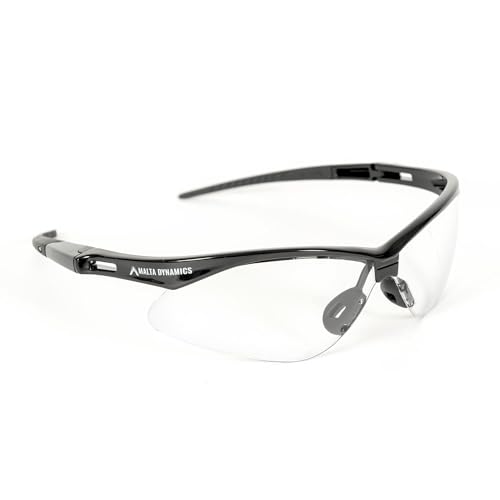 Malta Dynamics APEX Safety Glasses – Anti Scratch and Anti Fog Protection, Construction Safety Glasses for Men and Women, ISEA & ANSI Z87 Compliant (Clear, 180 Pairs)