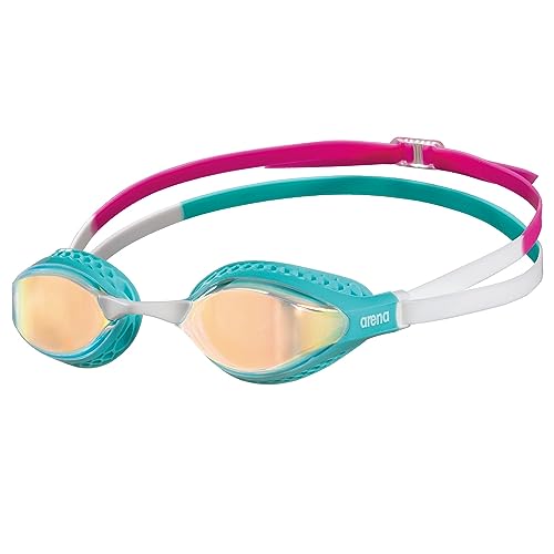 ARENA Air-speed Mirror, Gafas De Natación Unisex Adulto, Yellow Copper (Amarillo), Talla Única