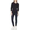 Amazon-Essentials-Womens-Long-Sleeve-100-Cotton-Cable-Crewneck-Sweater Amazon Essentials Women's Long-Sleeve 100% Cotton Cable Crewneck Sweater, Black, Medium