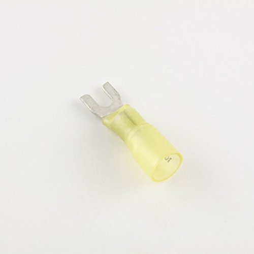 12-10 Ga. Heat-Shrink Fork Terminals, 6 Stud - (Pack of 25)