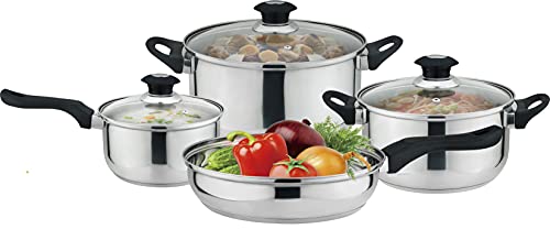 J&V TEXTILES 7-Piece Non-Stick Kitchen Cookware Set, Pots and Pans 2 Gallery Image