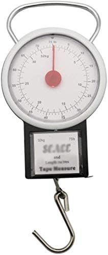 Portable 32kg Portable Mechanical Scale Spring Scale High Precision with Ruler Instruments