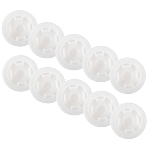 CHILDWEET 12pcs Threaded Barrel Lid Oil Barrel Caps Oil Barrel Plug Poly Buttress Drum Bung Oil Drum Caps Bung Caps Barrel Bung Cap Oil Drum Seal Caps Oil Drum Seal Cover White Plastic
