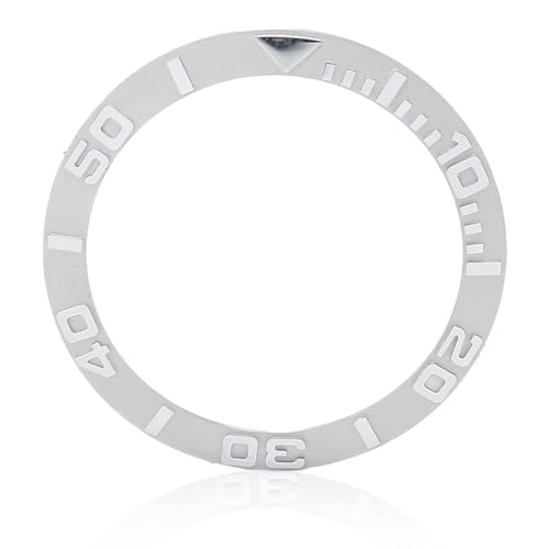Image of Watch Bezel Ring Ceramic Insert 38mm watch bezel insert replacement 28.5mm silver steinhart blue black