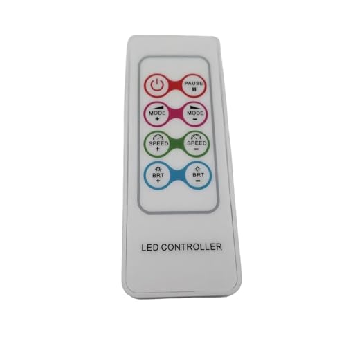 Controlador atenuador LED RGB 20A con perilla para control de brillo 5