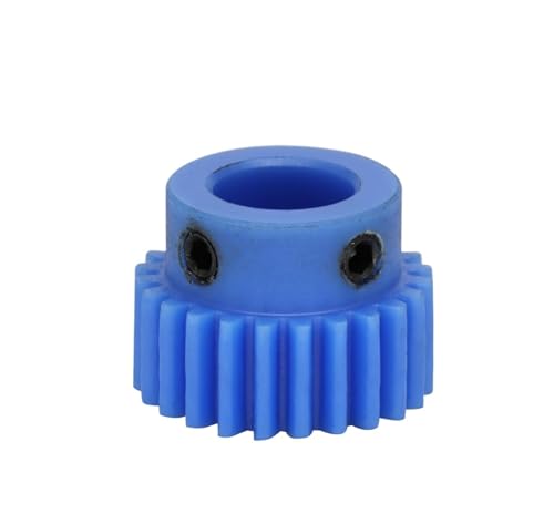Bevel Gear Pinion Hardware Mechanical Plastic Gears 1M-22T/24T Teeth Height 10mm Teeth Pitch 3.14mm Motor Gear Inner Bore 5/6/6.35/7/8/10/12mm Transmission Parts(6mm-24 Teeth)
