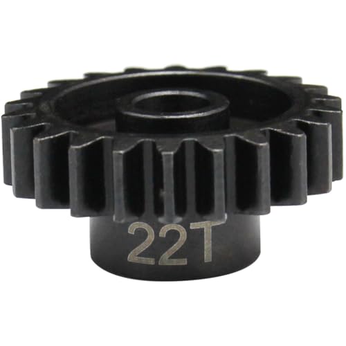 Pignon en acier trempé anti-usure Hot Racing 22T Mod 1.5 pour réparer un axe de 8 mm
