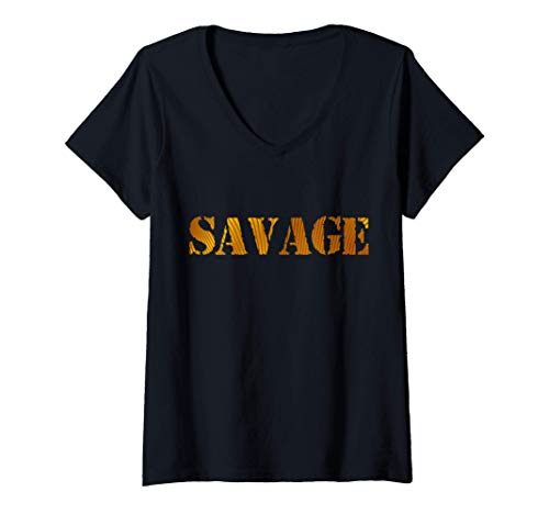 Womens Savage V-Neck T-Shirt