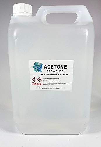 Swindon Composite Supplies : Pure Acetone Nail Polish Remover UV LED GEL Soak Off (2.5 Litre)