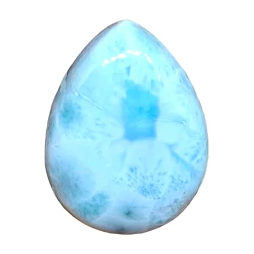 Larimar naturel poire 26x20mm pour créer votre propre collier bohème fait main