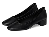 Steve Madden Women's Mollie Pump, Black Leather, 8