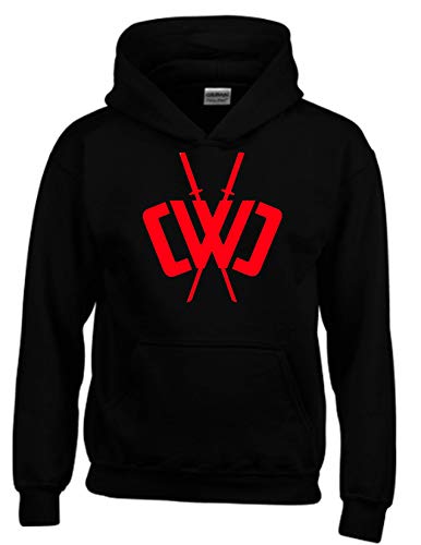 Snapit Chad Wild Clay CWC Youtuber Lovers Adventures Hoodie Gamer Boys Kids Hooded sweatshirt Kids (7-8 Years, Black)