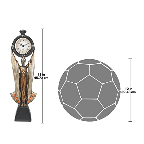 Design Toscano Pd33335 Fortune's Muse Sculptural Clock, Bronze #TOP1