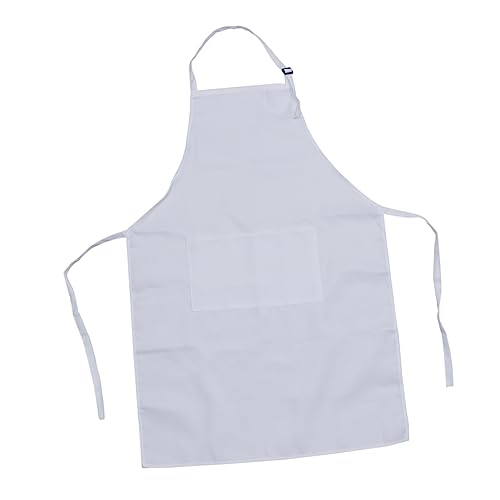 Garneck 2 Adjustable Bib Apron Grilling Apron Chef Work Apron Bib Chef Apron Garden Work Apron Mens Grill Apron Bib Aprons Unisex Aprons Adjustable Kitchen Apron Drawing Apron White