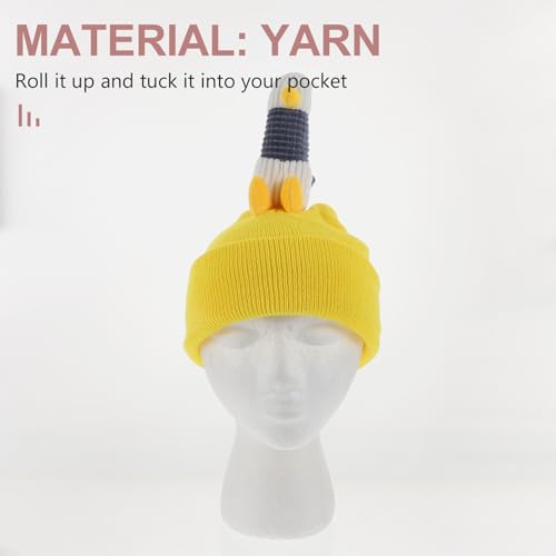 Funda para casco de esquí infantil de unicornio amarillo en hilo elástico para nieve 2