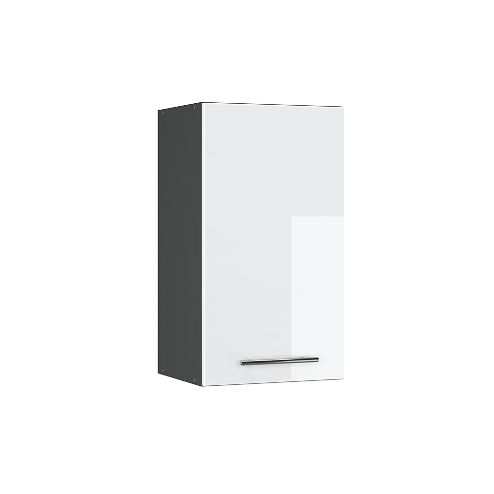 Vicco Wall cabinet Fame-Line, White High Gloss, 40 cm, for combination with other modules from the Fame-Line series