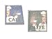 Confezione doppia, magneti da frigorifero, Calamita caffè Parigi Blu. Calamite Decorative, Calamita caffè Italia Verde