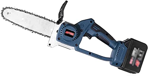 JQDMBH Kettensäge,Elektro Kettensäge Kettensäge, tragbares Handheld-kabelloser Kettensägen, 8-Zoll-elektrisches…