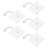 Solution gain de place : le mini porte-clés album photo et le mini porte-clés boîte acrylique se glissent facilement dans un sac à main ou une poche, offrant un rangement efficace pour CD sans compromettre le style ni la capacité. décoration pour cd, cadeaux d’invités pour CD