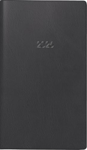 BRUNNEN Taschenkalender Mod. 750 26 | A6 Kunststoff schwarz