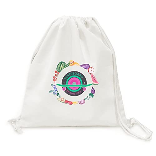 Sac en tissu pliable ultra résistant pour skateboard et fruits
