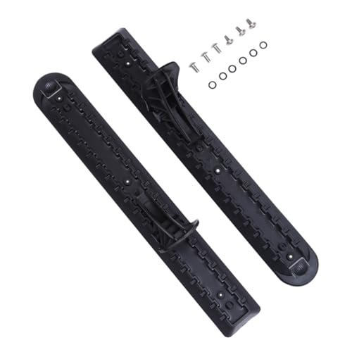 BESPORTBLE 2 Piezas Kayak Suministros hoberboat cayak Botes kayac Accesorios para canoas Soporte para Kayak Carro Kayak Plegable Pedal de de Pesca Pedal de Canoa Pedal de Kayak Black