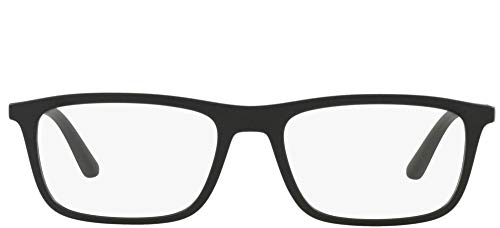 Emporio Armani EA 4160-50421W Sunglasses, Matte Black w/Clear Lens, 55mm2