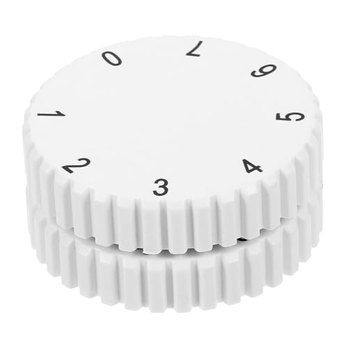 GRIRIW 2pcs Freezer Knob Set Refrigerator Temperature Control Resilient Plastic Easy to Install Replaceable for All Brands