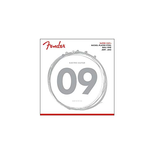 Fender 0730150403 Cordes de guitare d’origine 150, plaqué nickel pur, extrémité à boule, jauges 150L .009-.042, (6… - Les Beatles, Paul McCartney, John Lennon, RIngo Starr, George Harrison Fender 0730150403 Cordes de guitare d'origine 150, plaqué nickel pur, extrémité à boule, jauges 150L .009-.042, (6… – Image 5