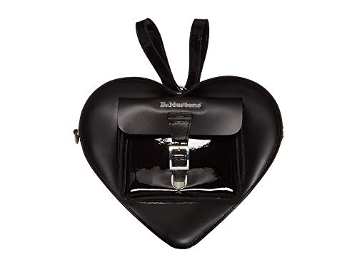 Sac à dos en cuir en forme de cœur noir Kiev Dr. Martens petit sac à dos mode