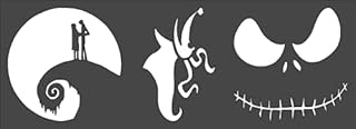3x8 Nightmare Before Christmas Stencil Painting Small Large Wood Stencil Halloween Stencil Christmas Stencil Reusable Stencils Home Decor Paint Products by BSHOPAMZ