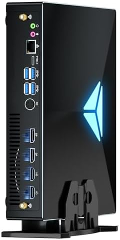 Kinupute Mini PC Gaming, Desktop Computer Core i9-9900KF 8 Cores Upto 5.0GHz, Windows 11 Pro, 64G DDR4| 2T M.2 NVME SSD, GeForce RTX3050 8G, Type-C/HDMI/DP Ports, Four Display, 8K@60Hz, WiFi6E/BT5.3