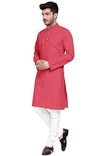 Image of trustous Mens straigth Solid Kurta Pyjama Set Combo in 100% Cotton with 16 Colour Option and Size are XS to 3XL for (Birthday,Wedding, Ceremony, Casual, Engagement)