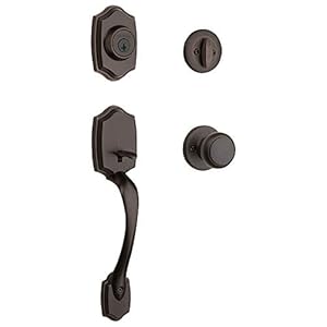 Kwikset Belleview Türgriff-Set Bronze