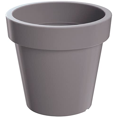 Prosper Plast DLOF200-405U 19.6 x 18.1 cm "Lofly" Flowerpot - Stone Grey, 19.600000000000001x19.600000000000001x18.100000000000001 cm