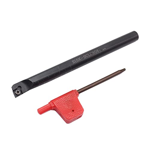 Outil de tournage de tour en acier massif outils de tournage sur bois support de barre d'alésage S10K-SCLCR06 pour CCMT0602